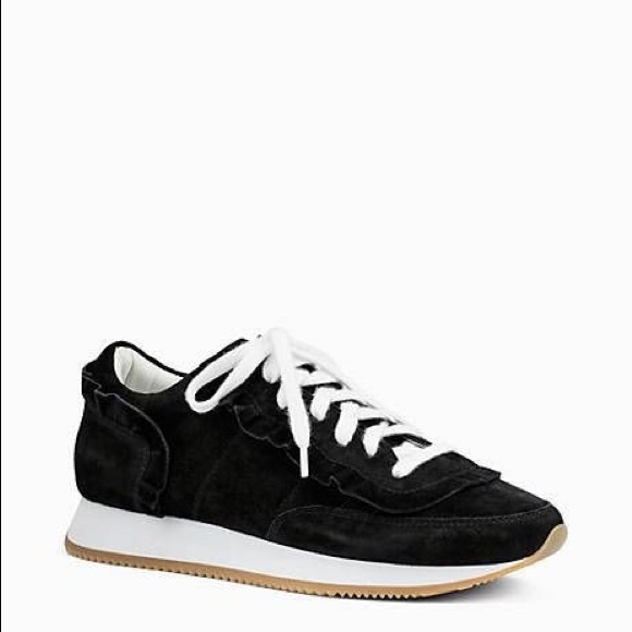 Kate Spade New York Farrah Sneakers Black Suede - Picture 1 of 7